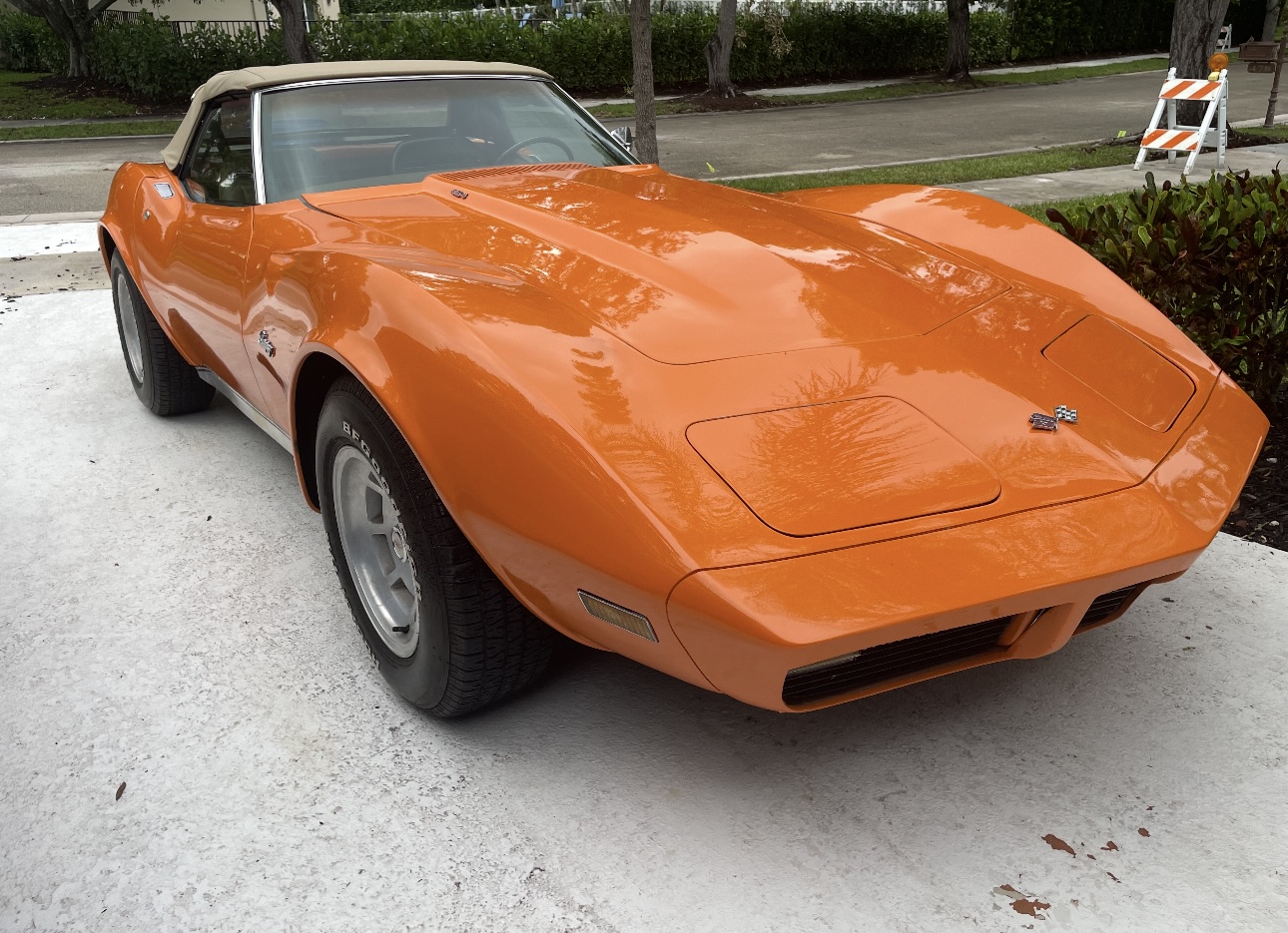 Classic Chevrolet Corvette Stingray Convertible